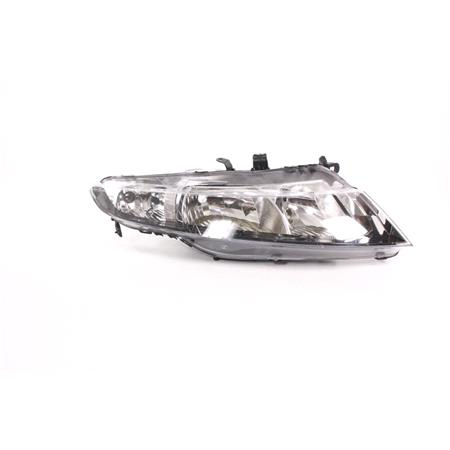 Right Headlamp (Halogen, Takes H7 / H1 Bulbs, Supplied With Motor, 3 & 5 Door Hatchback Only) for Honda CIVIC VIII Hatchback  2006 2008