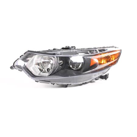 Left Headlamp (Halogen, Takes HB3/H1 Bulbs, With Amber Indicator) for Honda ACCORD IX 2008 2011