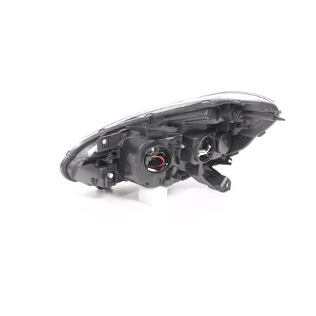 Right Headlamp (With Black Bezel, Takes H7/H7 Bulbs, Supplied Without Motor) for Renault CLIO III 2009 2011