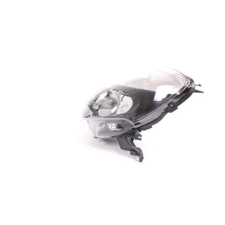 Left Headlamp (With Black Bezel, Takes H7/H7 Bulbs, Supplied Without Motor) for Renault CLIO Grandtour 2009 2011