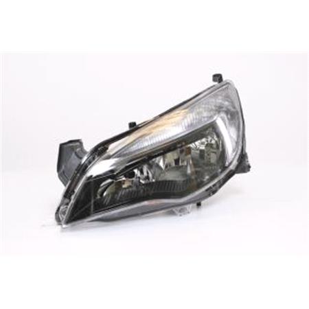 Left Headlamp (Black Bezel, Halogen, Takes H7/H7 Bulbs, Supplied With Bulbs and Motor, Original Equipment) for Opel ASTRA Sports Tourer  2010 2012
