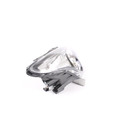 Right Headlamp (Chrome Bezel, With Load Level Adjustment, Supplied Without Motor, Halogen, Takes H7 / H1 Bulbs) for Hyundai i30 Hatchback 2007 2011