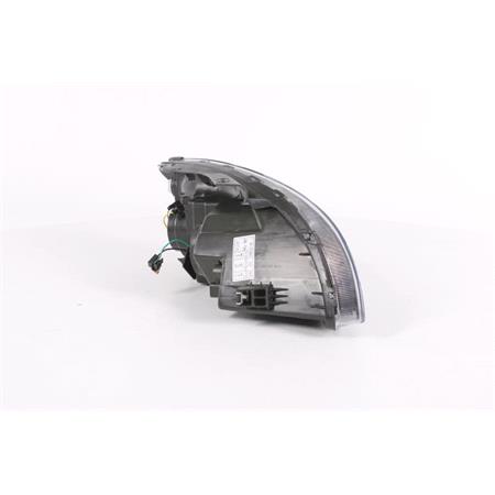 Left Headlamp (Chrome Bezel, With Load Level Adjustment,  Supplied Without Motor, Halogen, Takes H7 / H1 Bulbs) for Hyundai i30 Hatchback 2007 2011