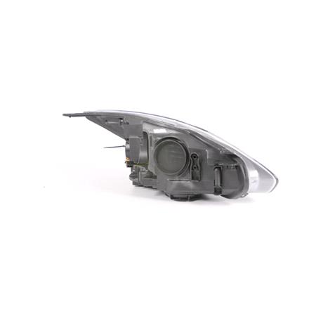 Left Headlamp (With Black Bezel, Halogen, Takes H7 / H1 Bulbs, Supplied With Motor) for Ford FOCUS III 2011 2014