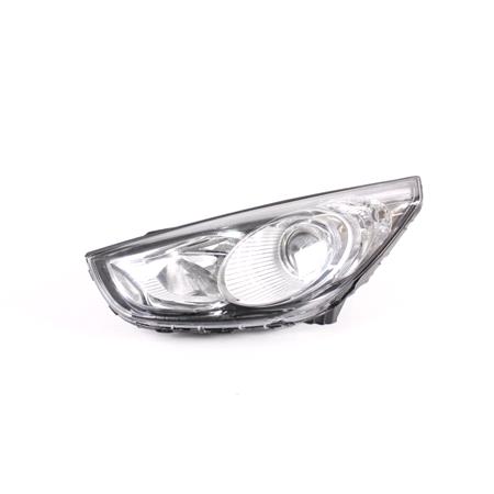 Right Headlamp (Halogen, Takes H7 / H7 Bulbs, Electric Adjustment, Supplied Without Motor) for Hyundai ix35 2010 on