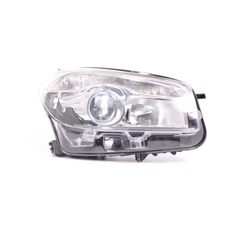 Right Headlamp (Halogen, Takes H7 / H7 Bulbs, Supplied Without Bulbs or Motor) for Nissan QASHQAI 2010 on