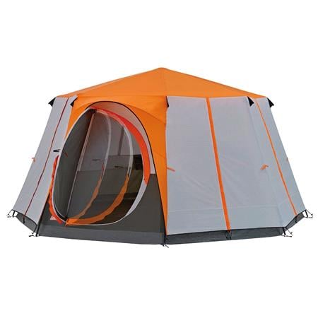 Coleman Cortes Octagon 8 Family Tent   Orange