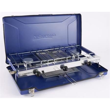 Campingaz Camping Chef Folding Portable Double Burner Gas Stove