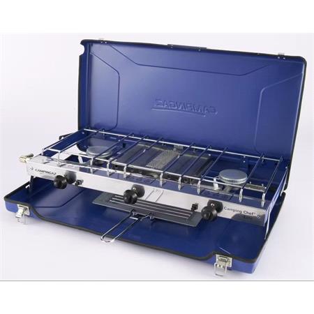 Campingaz Camping Chef Folding Portable Double Burner Gas Stove
