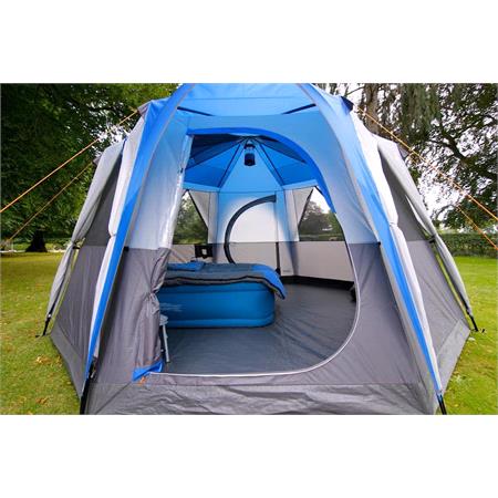 Coleman Cortes Octagon 8 Family Tent   Blue/Grey