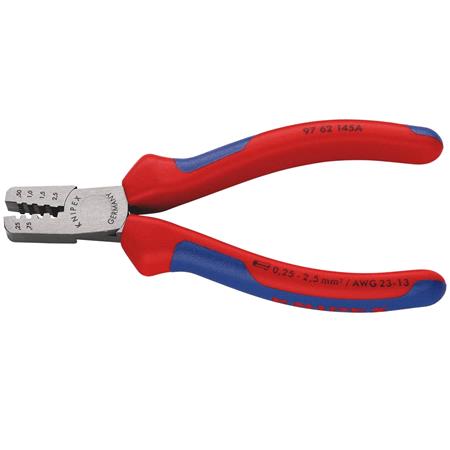 KNIPEX Crimping Pliers for Wire Ferrules, 145mm