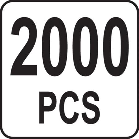 Staples 25x5,85mm 2000pcs