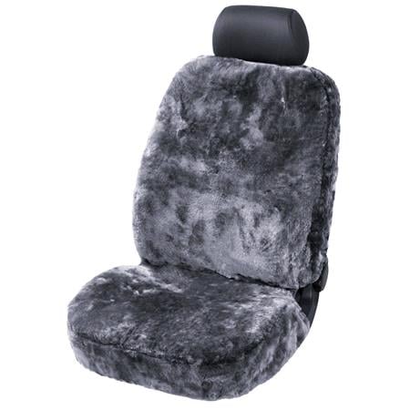 Cozy Universal Lambskin Car Seat Cover In Anthracite Micksgarage - Autobarn Dog Car Seat Covers