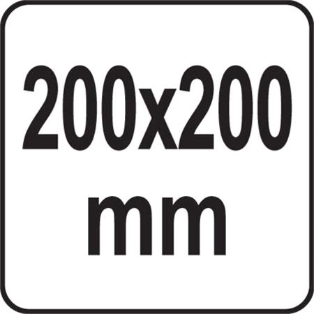 LINEAR DRAIN QUAD 200X200 MM WET&DRY