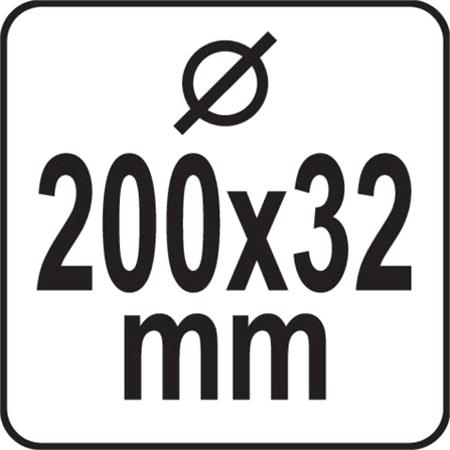 WIRE BRUSH 200MM ?32MM INOX