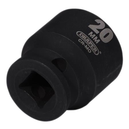 Draper 20168 Hi TORQ Impact Socket, 3/4" Sq. Dr., 20mm