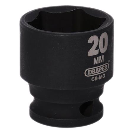 Draper 20168 Hi TORQ Impact Socket, 3/4" Sq. Dr., 20mm