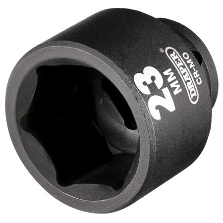 Draper 20172 Hi TORQ Metric Impact Socket, 3/8" Sq. Dr., 23mm 