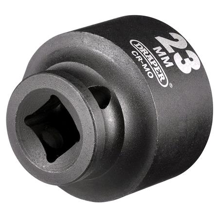 Draper 20172 Hi TORQ Metric Impact Socket, 3/8" Sq. Dr., 23mm 
