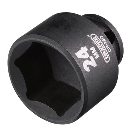 Draper 20175 HI TORQ Metric Impact Socket, 3/8" Sq. Dr., 24mm