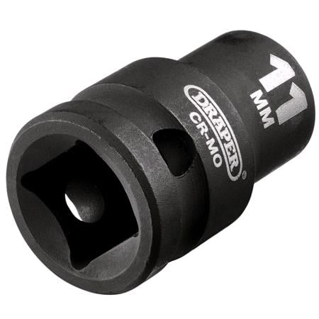 Draper 20183 HI TORQ Metric Impact Socket, 1/2" Sq. Dr., 11mm