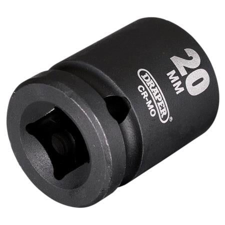 Draper 20184 Hi TORQ Impact Socket, 1/2" Sq. Dr., 20mm