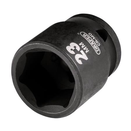 Draper 20185 HI TORQ Metric Impact Socket, 1/2" Sq. Dr., 23mm