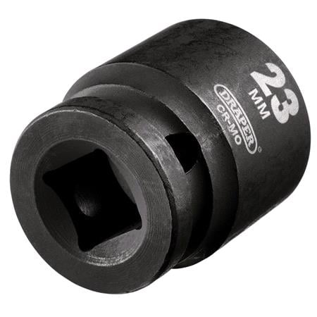 Draper 20185 HI TORQ Metric Impact Socket, 1/2" Sq. Dr., 23mm