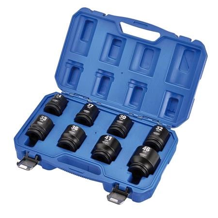 Draper 20206 HI TORQ Metric Impact Socket Set, 3/4" Sq. Dr. (8 Piece)