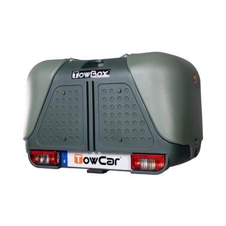 TowBox V2 390L Green Towbar Cargo Box
