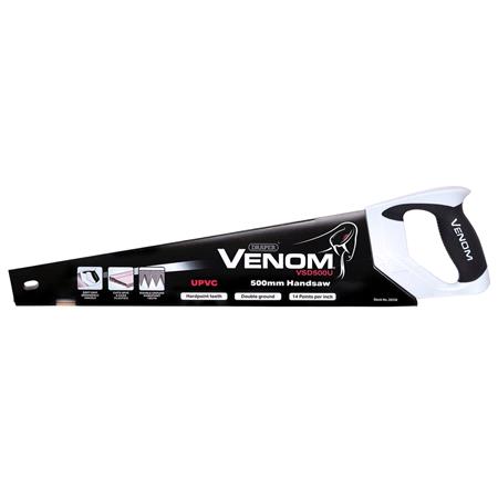 Draper 20338 Venom UPVC Handsaw, 500mm, 13tpi/14ppi