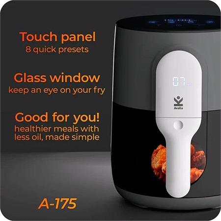 Avalla A 175 Digital 8 in 1 Air Fryer, 4L