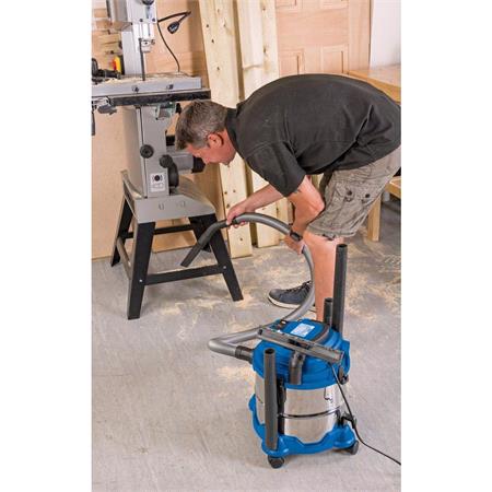 Draper 20514 15L Wet and Dry Vacuum Cleaner with Stainless Steel Tank (1250W)