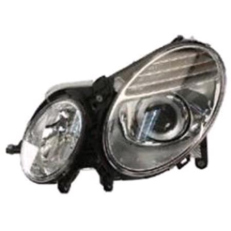 Left Headlamp (Xenon, Takes D1S / H7 Bulbs, Supplied With Motor & Bulbs, Ballast Unit Not Supplied, Original Equipment) for Mercedes E CLASS 2006 2009