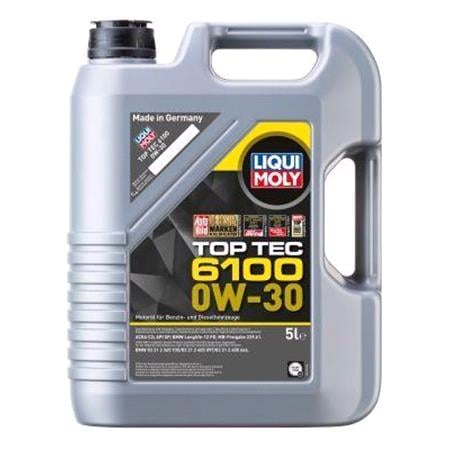 Liqui Moly 0W 30 C2 Top Tec 6100 Engine Oil   5 Litres