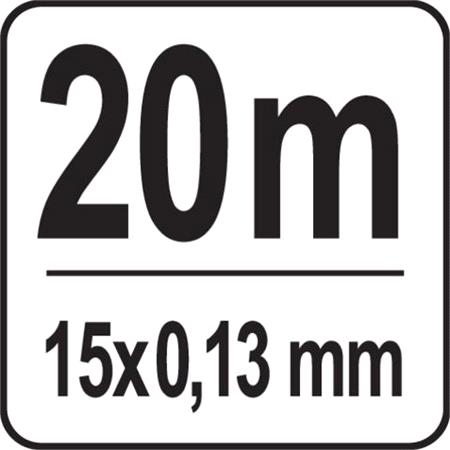 INSULATION TAPE 0.13MM 15MMx20M BLACK