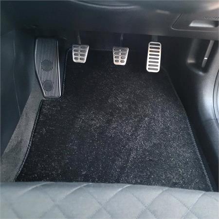 Elite Tailored Car Mats in Black for Hyundai i30 Hatchback, 2011 2017   4 Piece   3 Clips