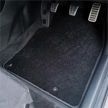 Elite Tailored Car Mats in Black for Hyundai i30 Hatchback, 2011 2017   4 Piece   3 Clips