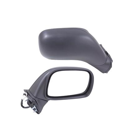 Right Wing Mirror (electric, black cover) for Vauxhall AGILA 2000 2008