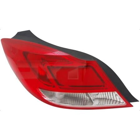 Left Rear Lamp (Saloon, Supplied Without Bulbholder, Original Equipment) for Vauxhall INSIGNIA Saloon 2008 2013