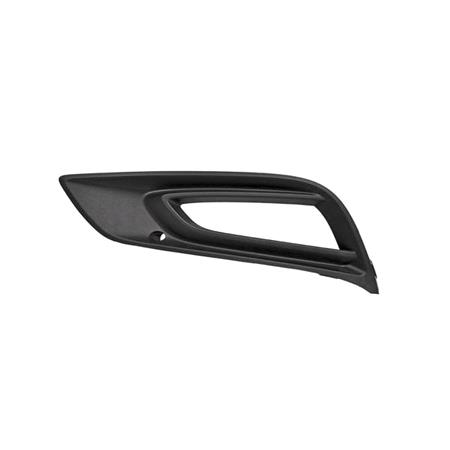 Vauxhall Astra K 2015 2019 RH (Drivers Side) Front Bumper Grille, With Hole For Fog Lamp, TuV Approved