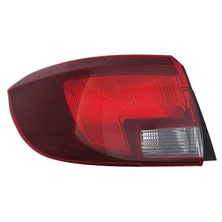 Left Rear Lamp (Outer, On Quarter Panel, Estate Models, Supplied With Bulbholder, Original Equipment) for Vauxhall ASTRA K Saloon 2015 on
