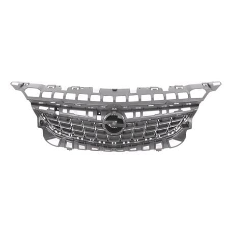 Vauxhall Astra J 2010 2012 Grille, Matte Dark Grey, TUV Approved
