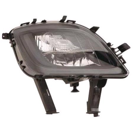 Right Front Fog Lamp / Indicator Combination Lamp (Black Bezel, Halogen, Takes H10 / PSY24W Bulbs, Original Equipment) for Opel ASTRA Sports Tourer 2010 2012