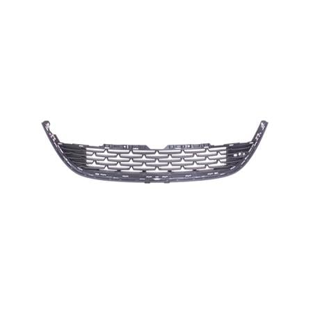 Vauxhall J 2012 2015 Front Bumper Grille, Centre, Matte Dark Grey
