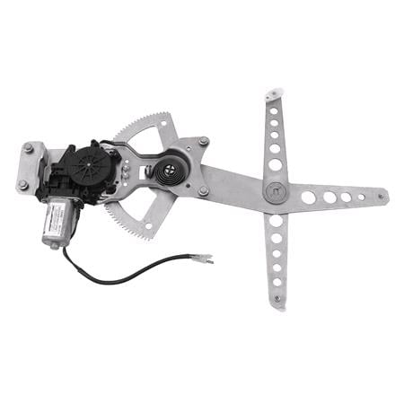 Front Right Electric Window Regulator (with motor) for OPEL CORSA B van (73_), 1999 2003, 4 Door Models, WITHOUT One Touch/Antipinch, motor has 2 pins/wires