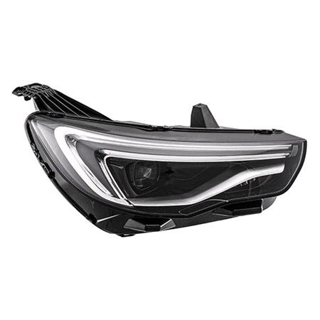 Right Headlamp (Full LED, Supplied Without Modules, Original Equipment) for Vauxhall GRANDLAND X 2017 Onwards