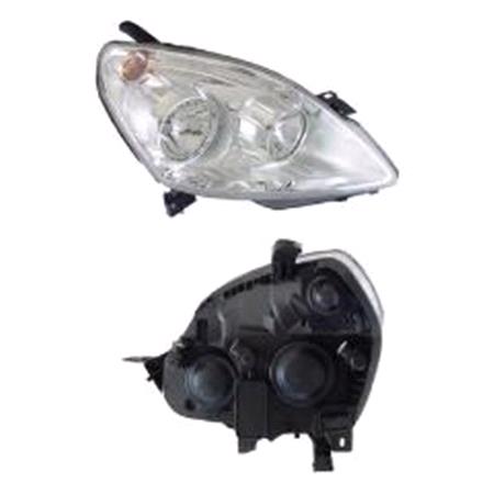 Right Headlamp (Halogen, Original Equipment) for Vauxhall ZAFIRA Mk II 2008 on