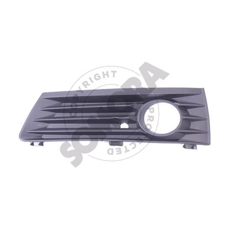 Opel Zafira 2005 2008 LH (Passengers Side) Front Bumper Grille, With Fog Lamp Hole, TUV Approved