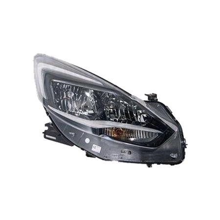 Right Headlamp (Halogen, Take H7 / H7 Bulbs, With LED Daytime Running Light, Supplied With Bulbs & Motor, Original Equipment) for Opel ZAFIRA Van 2017 on